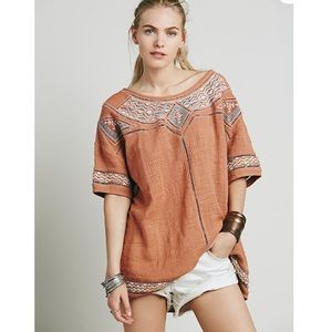 Free people embroidered tunic